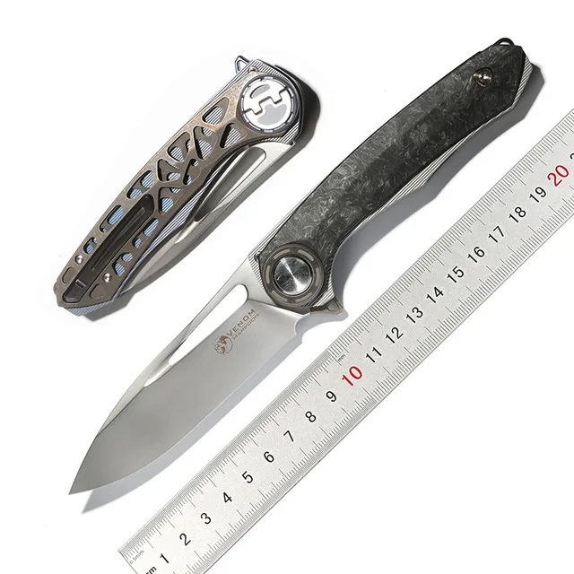 Складной шарикоподшипник VENOM Harpoon KEVIN JOHN нож Флиппер M390 ножи из титанового
