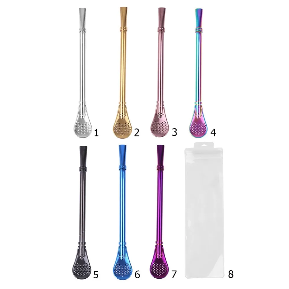 Нержавеющая сталь питьевой соломы чай фильтр ручной работы Yerba мате Чай Ситечко