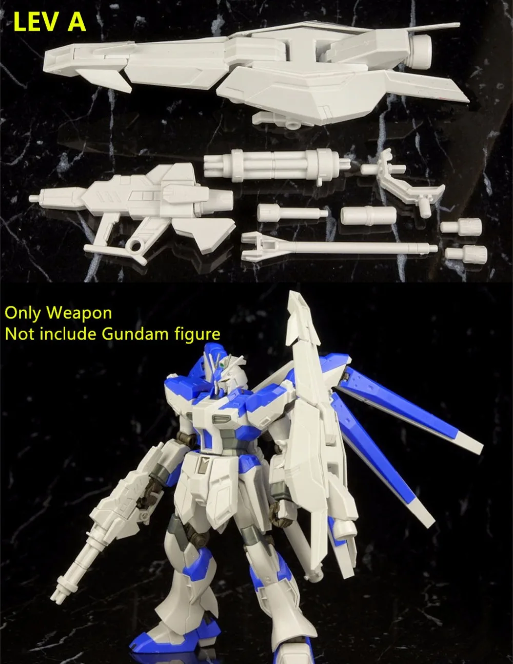 

JOKER Amazing Weapon LEV A or LEV D for Bandai 1/144 HG RG RX-93-v2 Hi-v Gundam model*