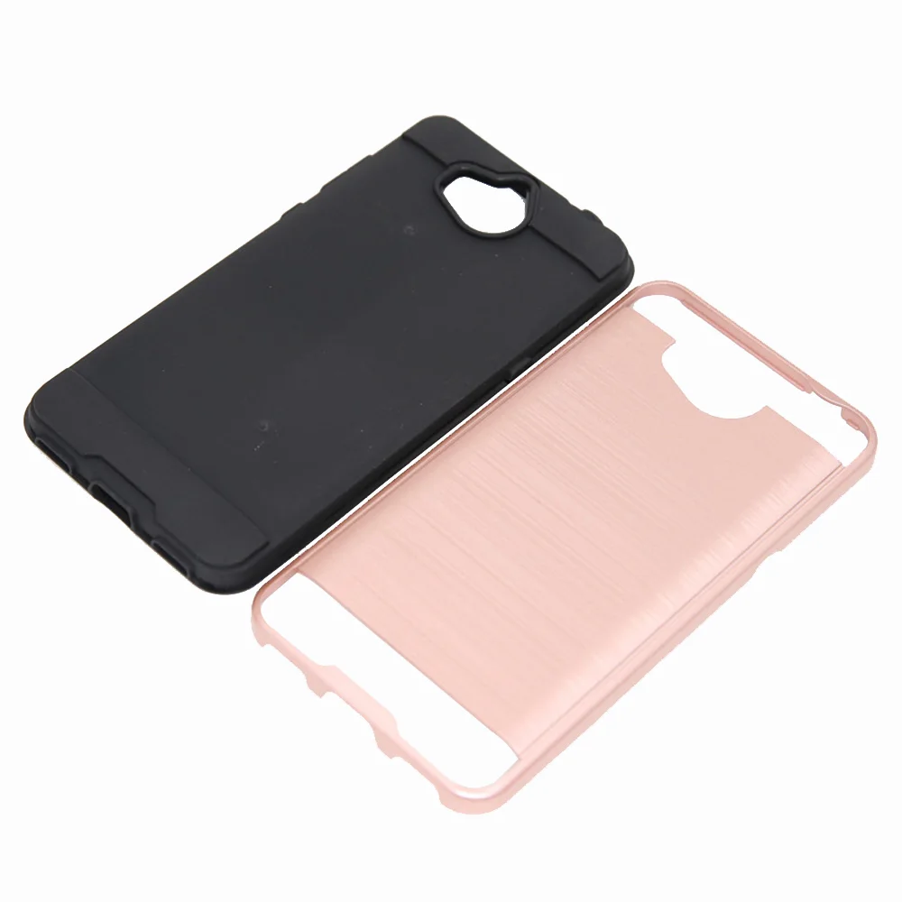 Чехол для Huawei Y6 2017/Y5 2017/Y6 2019/Y72019 двухслойный Гибридный защитный чехол из мягкого