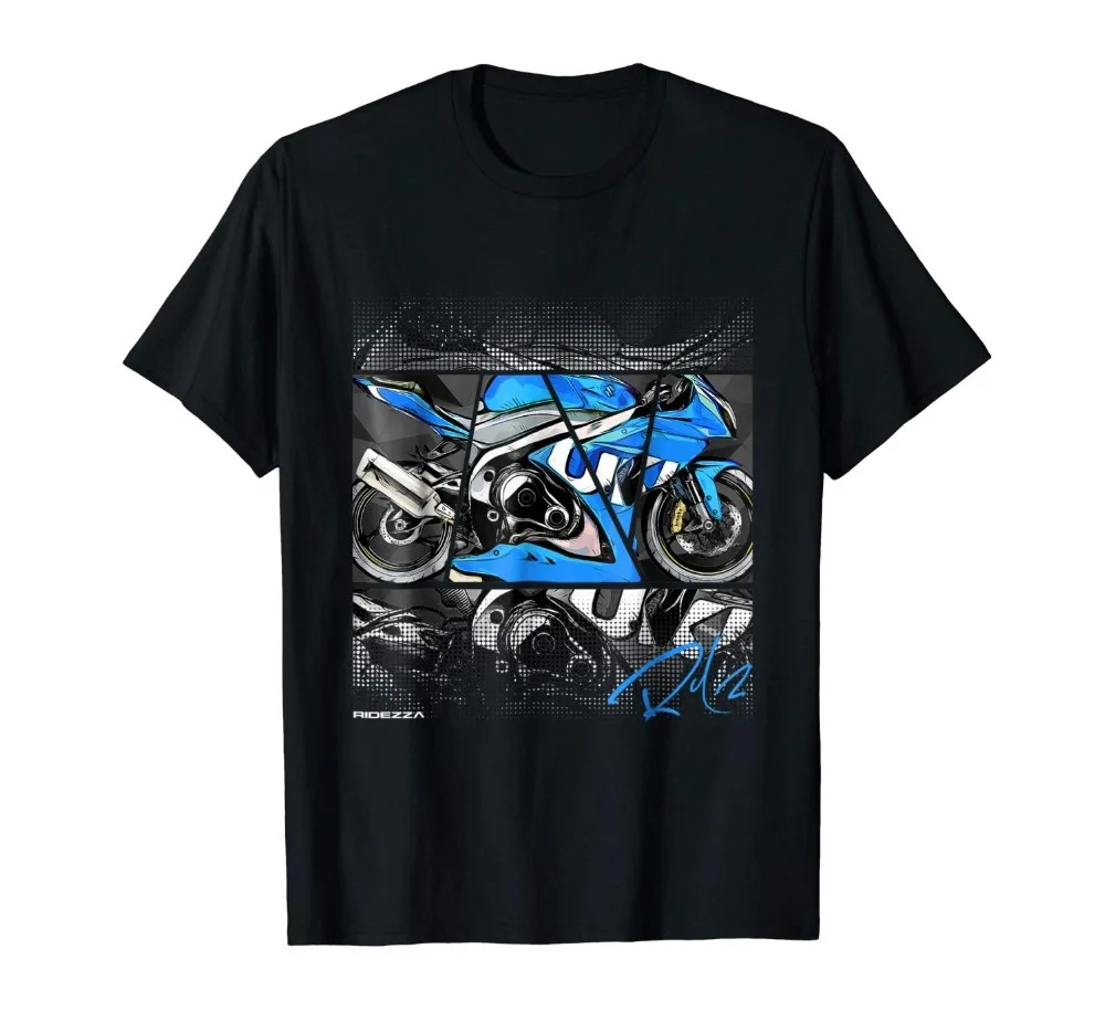 Японский мотоцикл Gsxr Gsxr1000 600 Raceline 2019 Мужская хип-хоп мода Повседневная футболка