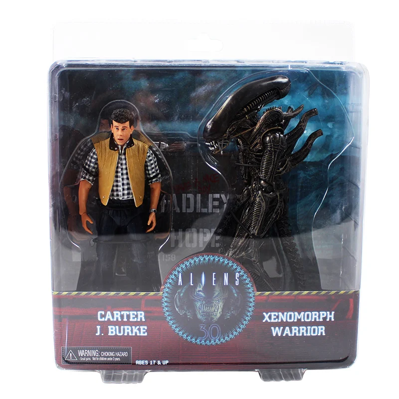 2 шт./компл. инопланетянин NECA против хищников Xenomorph Warrior Carter J. Фигурка Берка