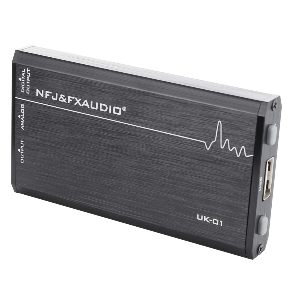NFJ & FXAUDIO UK 01 мини аудио Внешняя USB звуковая карта без капель портативный усилитель