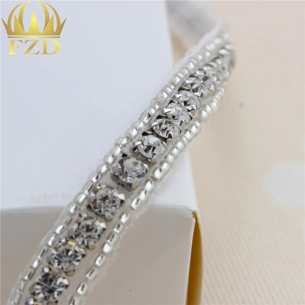 1 ярд одежды горный хрусталь отделка цепи кристалл аппликация двора железа на