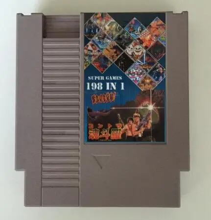 198 in 1 72Pins Game Cartridge for NES Console Free Dust Sleeve | Электроника