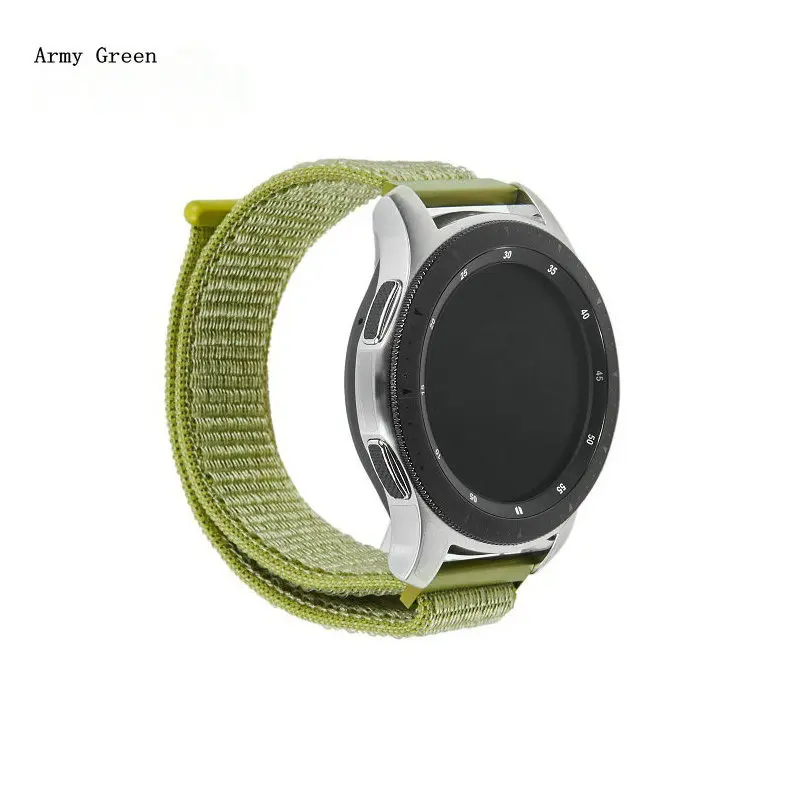 Odog 20 мм 22 нейлоновый ремешок для часов Samsung Gear S3 Galaxy Watch 46 Amazfit Pace S2 классический