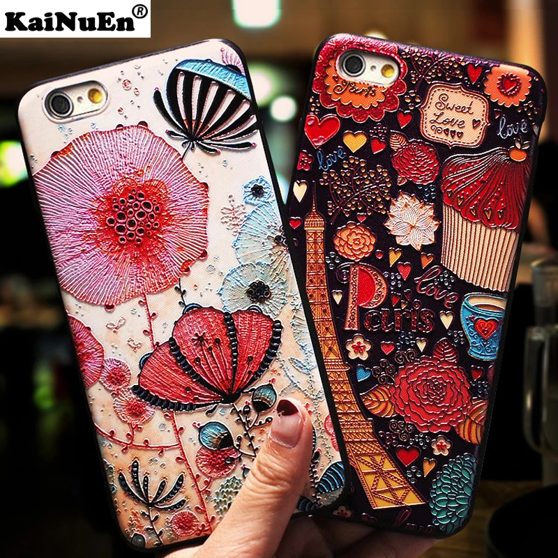 KaiNuEn Роскошный чехол для apple iphone5 3d задняя крышка, чехол, чехол для iPhone 5 5S SE 5se s Мягкий силиконовый чехол для телефона s Аксессуары