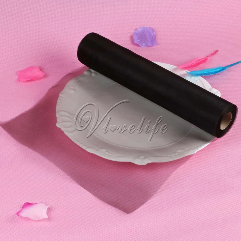 Органза рулон ткани для свадебного украшения 25 м x 29 см органза мягкий отвесный Swag