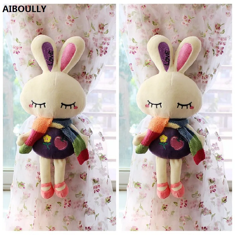 1 пара милых модных мультяшных кроликов ремешки для занавесок зажимы штор