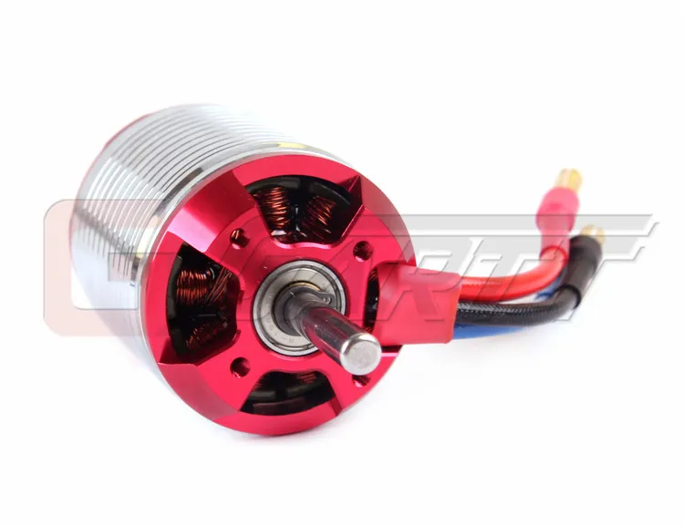 Gartt 1220KV бесщеточный двигатель для 550/600 Trex RC вертолет красного цвета с Чехол|motor