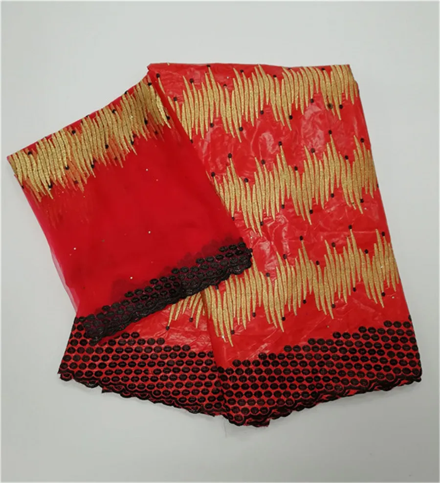 African bazin riche brocade lace fabric latest cotton 2019 nouveau jacquard 5+2yards/lot | Дом и сад