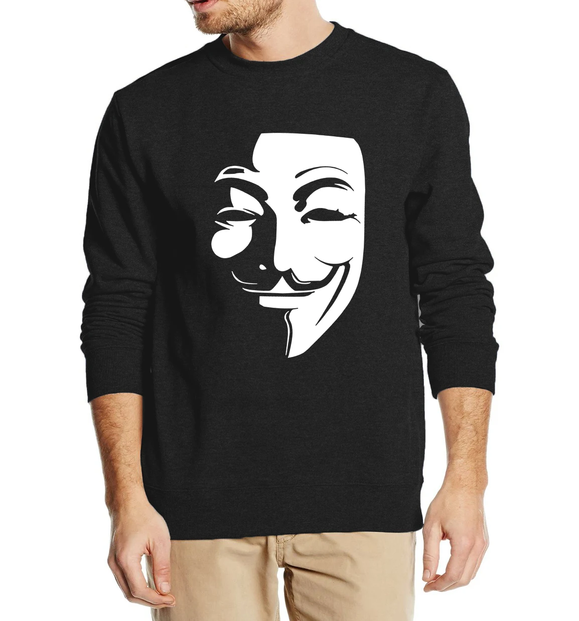 V для Vendetta Модный осенне зимний мужской свитшот 2020 новые толстовки крутой уличная