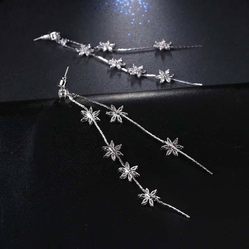 Новые длинные серьги EMMAYA модные серьги-подвески белого и золотого цвета с