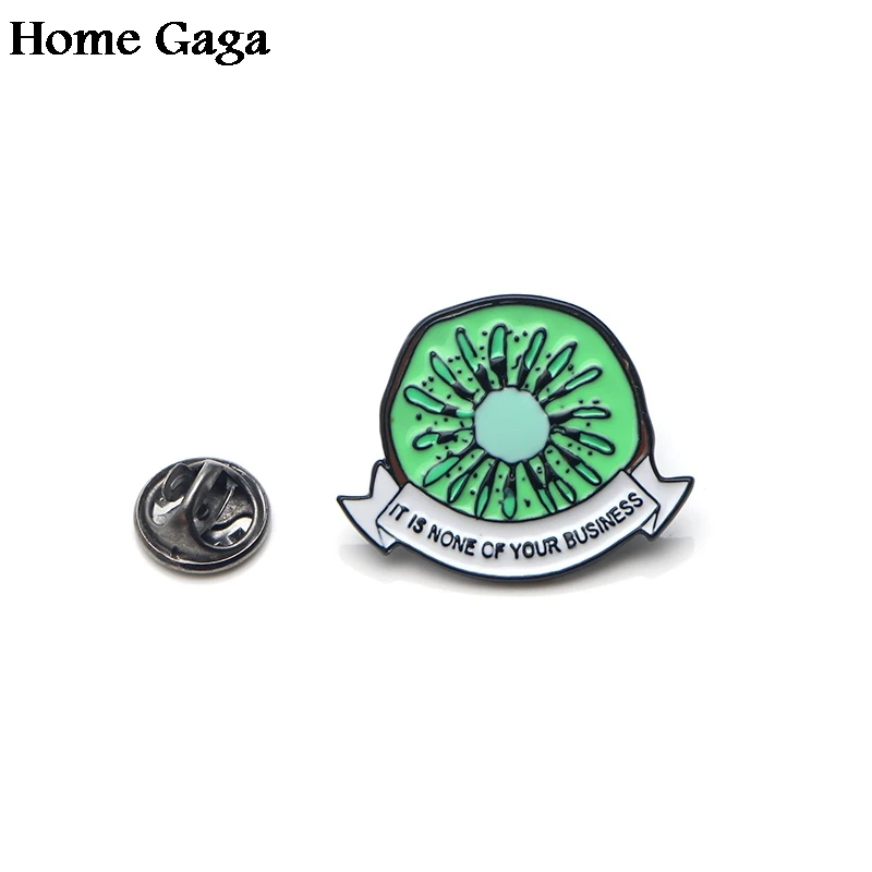 

Homegaga KIWI It is non of your business Funny Pins backpack clothes brooches decoration badges medals D1504