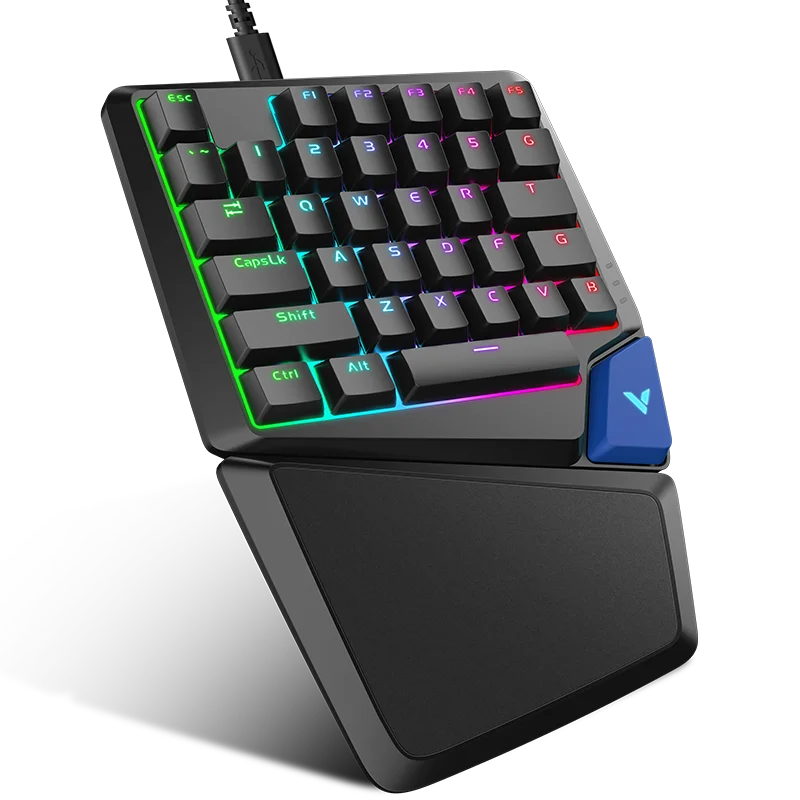 RAPOO V550RGB механическая клавиатура с подсветкой usb Настольный ПК геймер для игровой