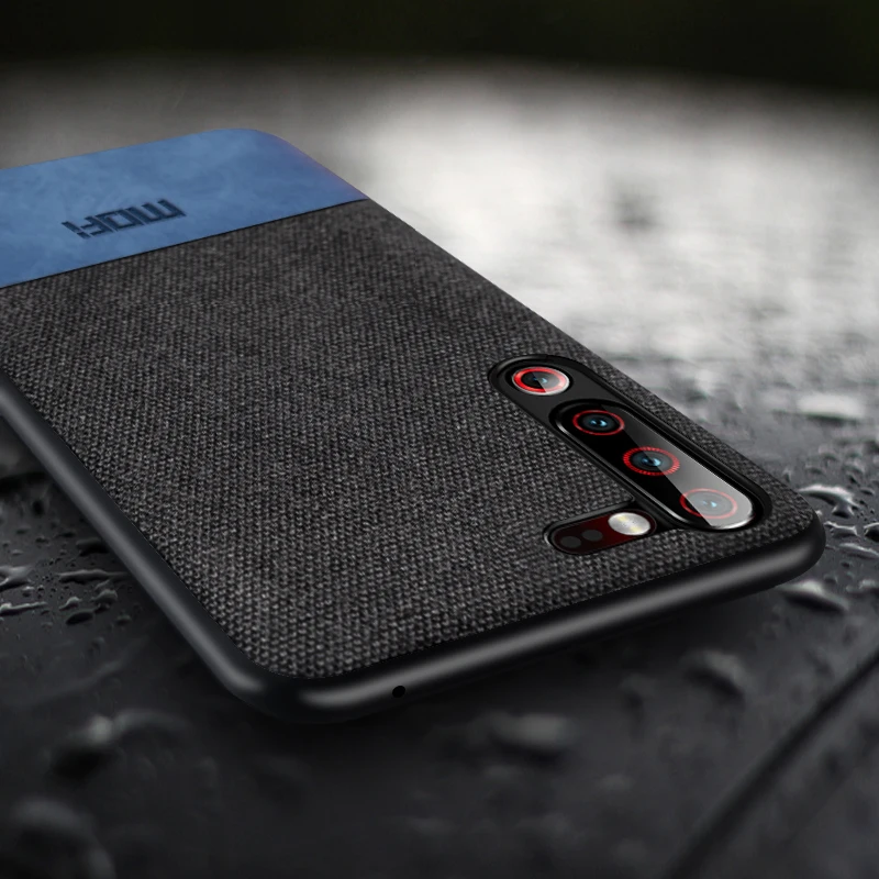 Чехол для Lenovo Z6 Pro глобальная защитная задняя крышка тканевые силиконовые чехлы
