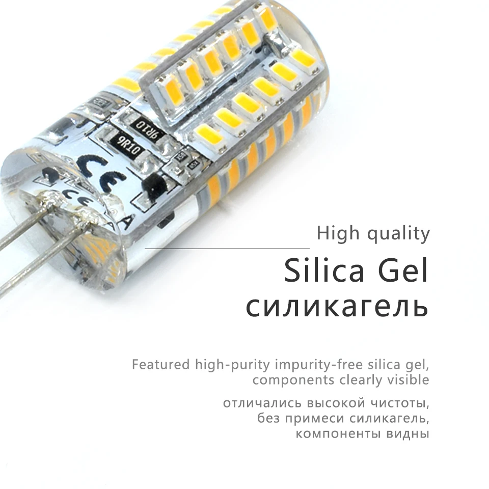 Светодиодная лампа LKLTFX G4 SMD3014 12 В 220 1 Вт 2 3 сменная галогенная с углом луча 360