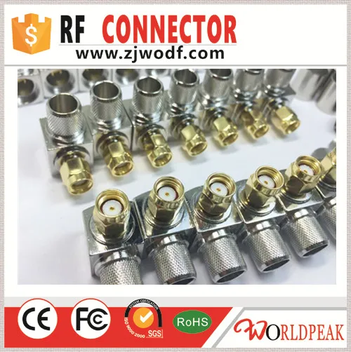 Free shipping 20pcs RPSMA Male right angle crimp connector for LMR400 cable | Обустройство дома