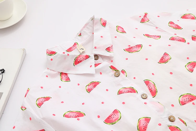 2017 милое мягкое хлопчатобумажный саронг с принтом арбуза полностью свободное
