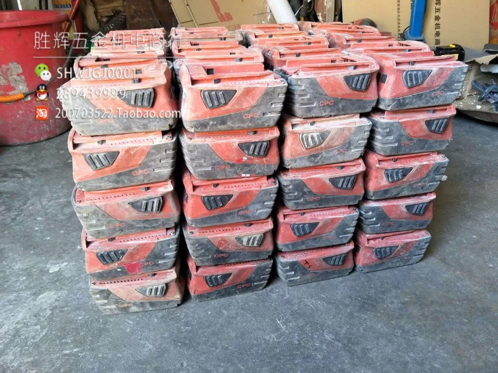 Б/у HILTI Sherida 21,6 V литиевая батарея 1.6AH/2.6AH/3.3AH