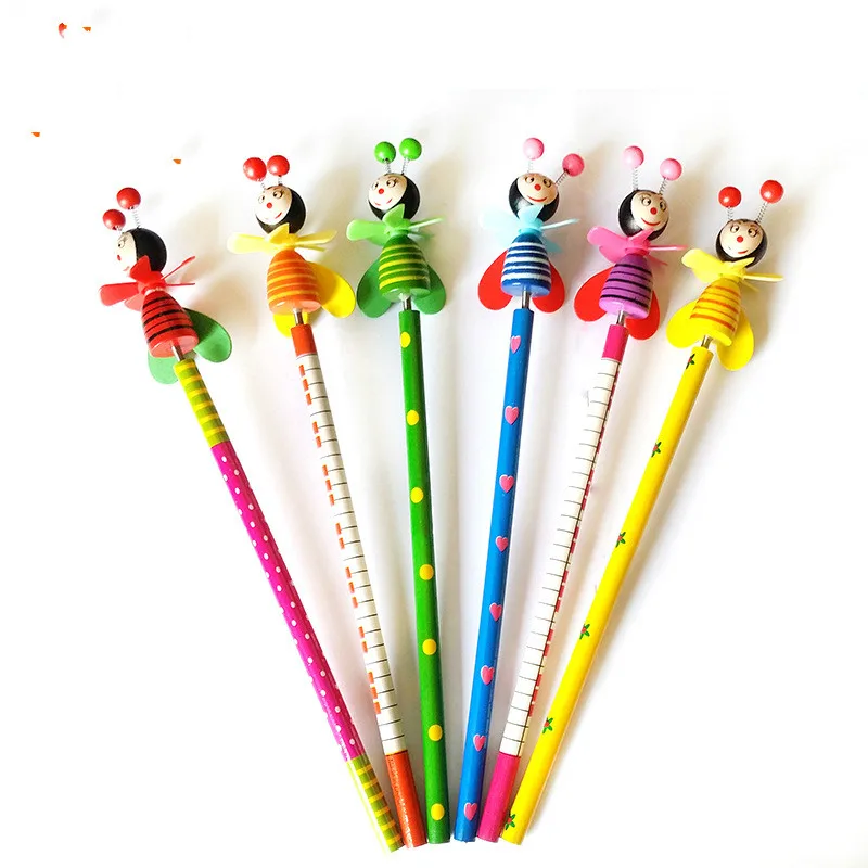 Бесплатная доставка 12 шт./лот карандаши для пчелы на заказ карандаш студентов