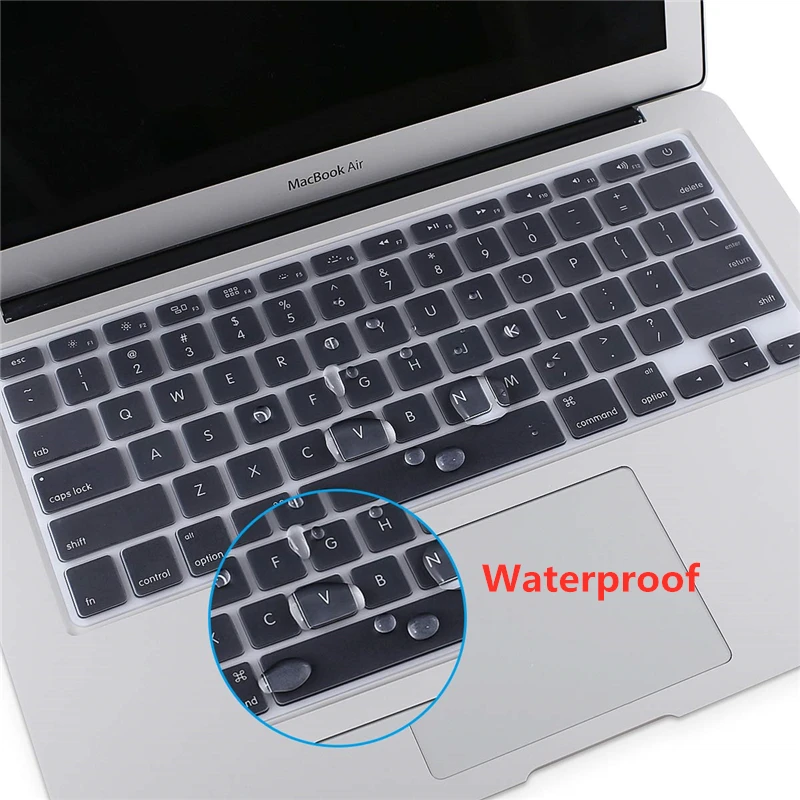 MOSISO водонепроницаемый силиконовый защитный чехол для клавиатуры Macbook Air Pro с Retina 11