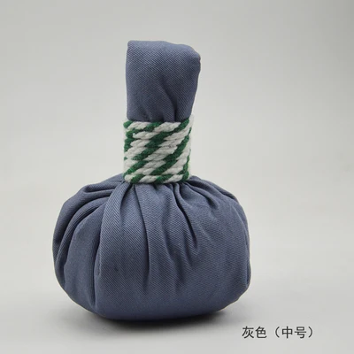 Теплый горячий компресс moxibustion wormwood Ai salt health ball шеи поясная Сумка рулон медицина спа термическая терапия физиотерапия пакет - Цвет: gray