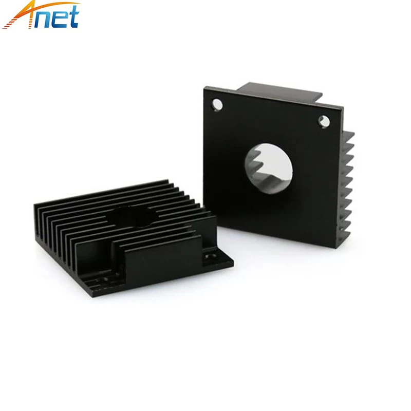 10pcs/lot Aluminum Heat Sink 3D Printer Part 40*40*11mm mk7MK8 Extruder Universal Heat Block