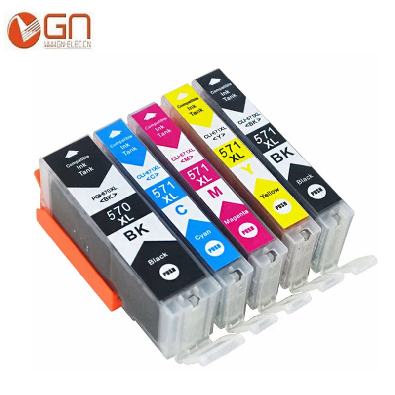 Чернильный картридж для canon PIXMA MG5750 MG5751 MG5752 MG6850 MG6851 MG6852 TS6050 TS5050 5051|Чернильные