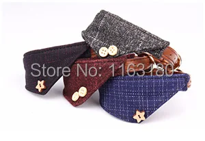 Cheap Tour de cou en cuir pour chien et chat, lot de 600 pièces, nouvelle mode, écharpe, Bandana