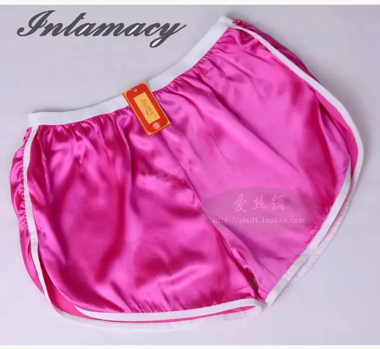 Мужские летние шелковые шорты из 95% шелка для пляжа повседневные | Мужская одежда