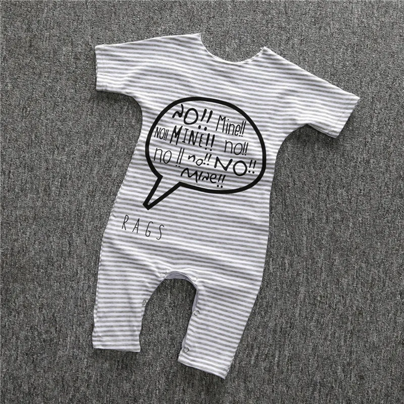 Brandwen New Rompers Striped Pajamas Sleepwear Romper Long Sleeve Cotton Clothing Print Newborn Kids Baby Boys Girls Clothes | Детская
