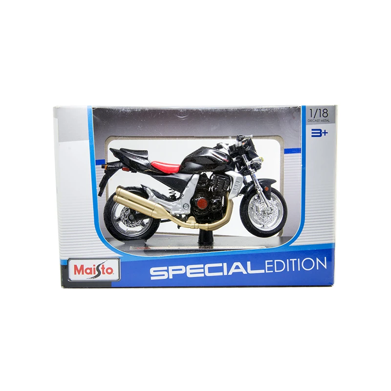 Модели мотоциклов Maisto 1:18 Kawasaki Z1000 черная литая пластиковая миниатюрная гоночная