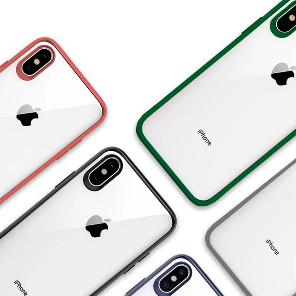 Чехол Youpin для телефона iPhone X XR XS Max 8 7 Plus Прозрачный ударопрочный чехол из ТПУ и