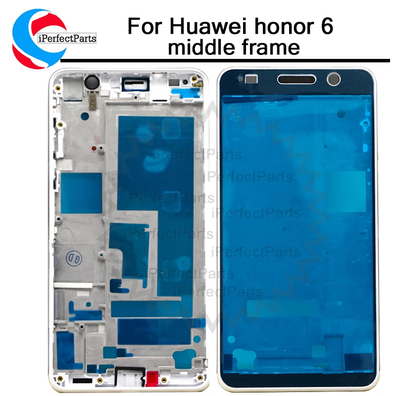 Белый черный корпус средняя рамка для Huawei Honor 6 ободок со средней пластиной