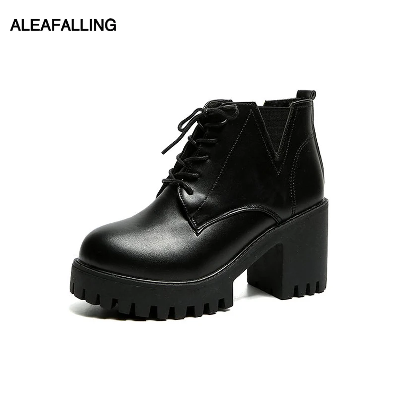 Aleafalling/женские ботинки женские зимние женская обувь из мягкой кожи на шнуровке