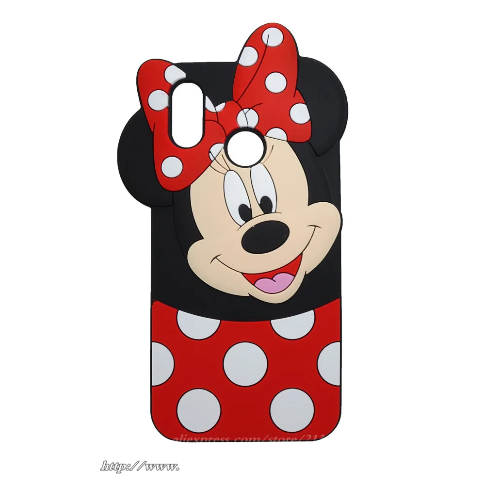 Модный мягкий силиконовый чехол для телефона с 3D рисунком Минни huawei P20 Lite P 20 PRO |