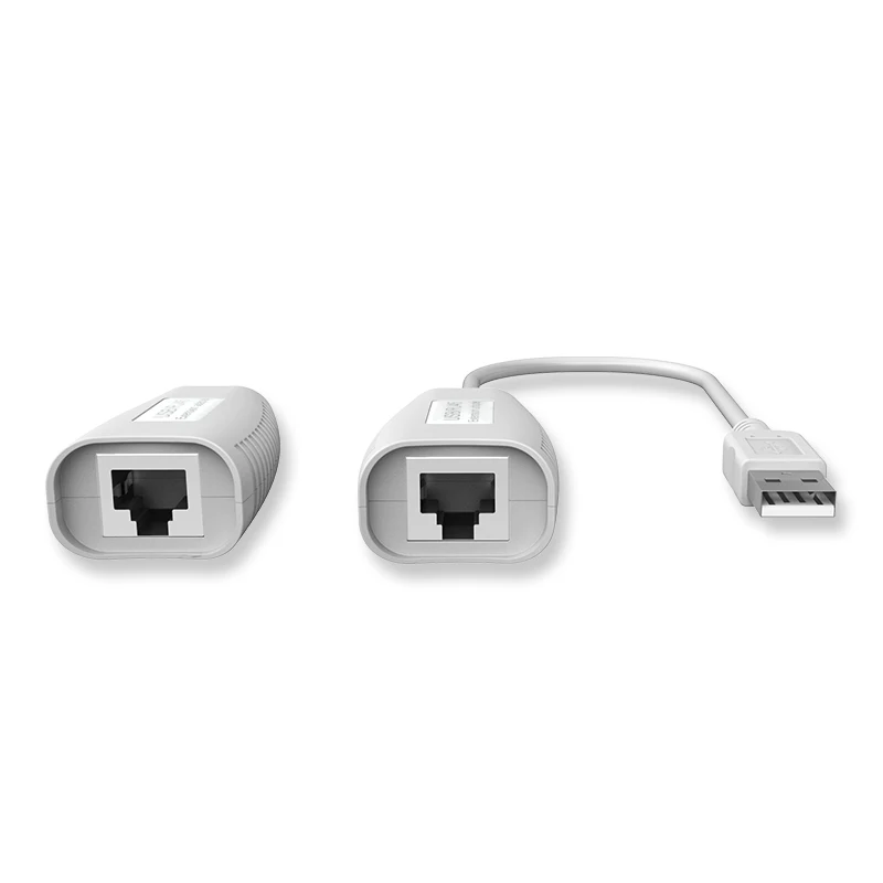 Удлинитель USB 2 0 для кабеля RJ45 LAN 150 футов 50 м с кабелем удлинитель адаптер