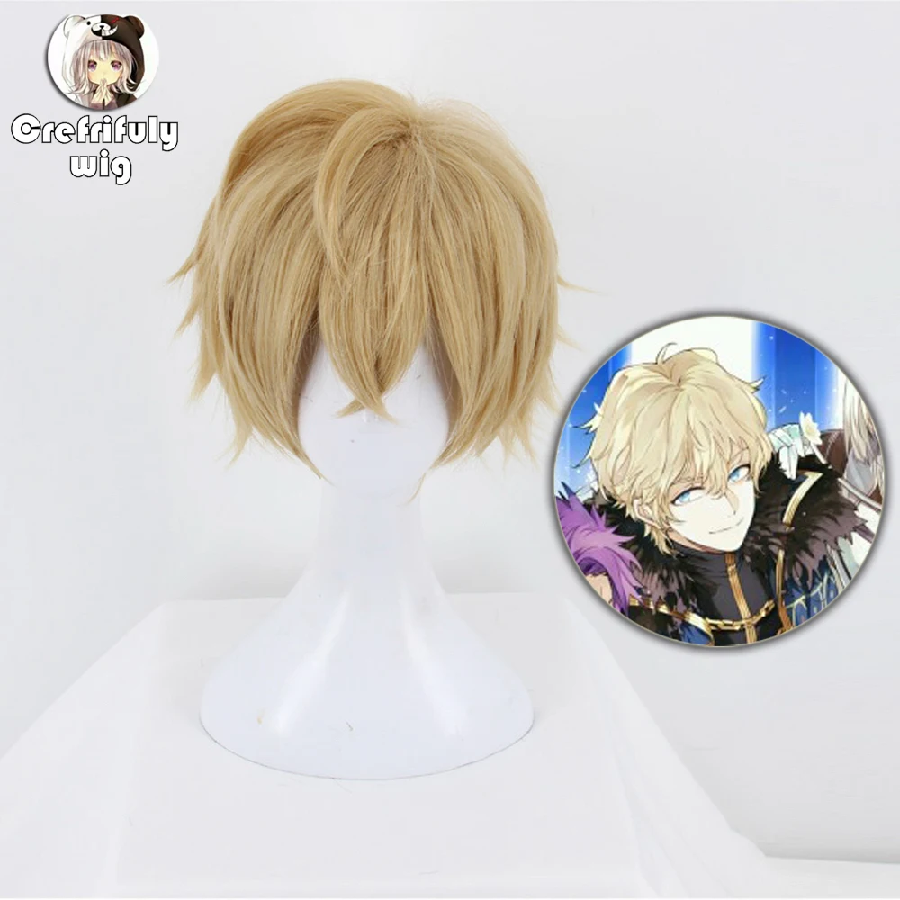 Парик для косплея FGO Fate/Grand Order синтетические волосы короткие светлые парики