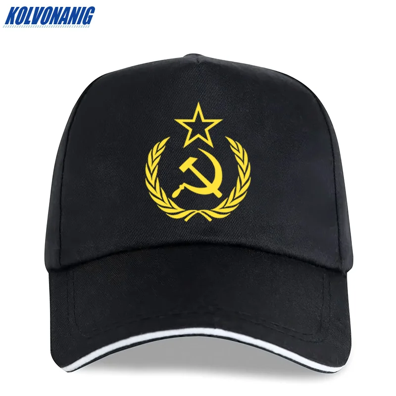 

2021 Men's Trucker Caps CCCP USSR Russian Soviet Red Army Emblem Print Baseball Cap Unisex Cotton Snapback High Quality Dad Hats