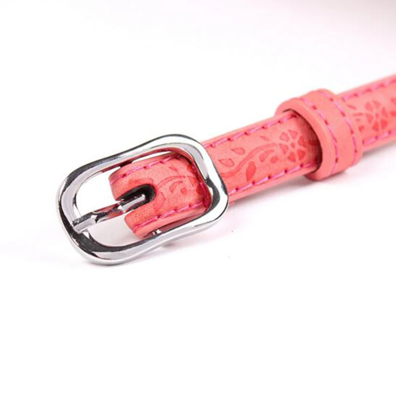 Классический ретро модный тонкий ремень с принтом карамельного цвета модные