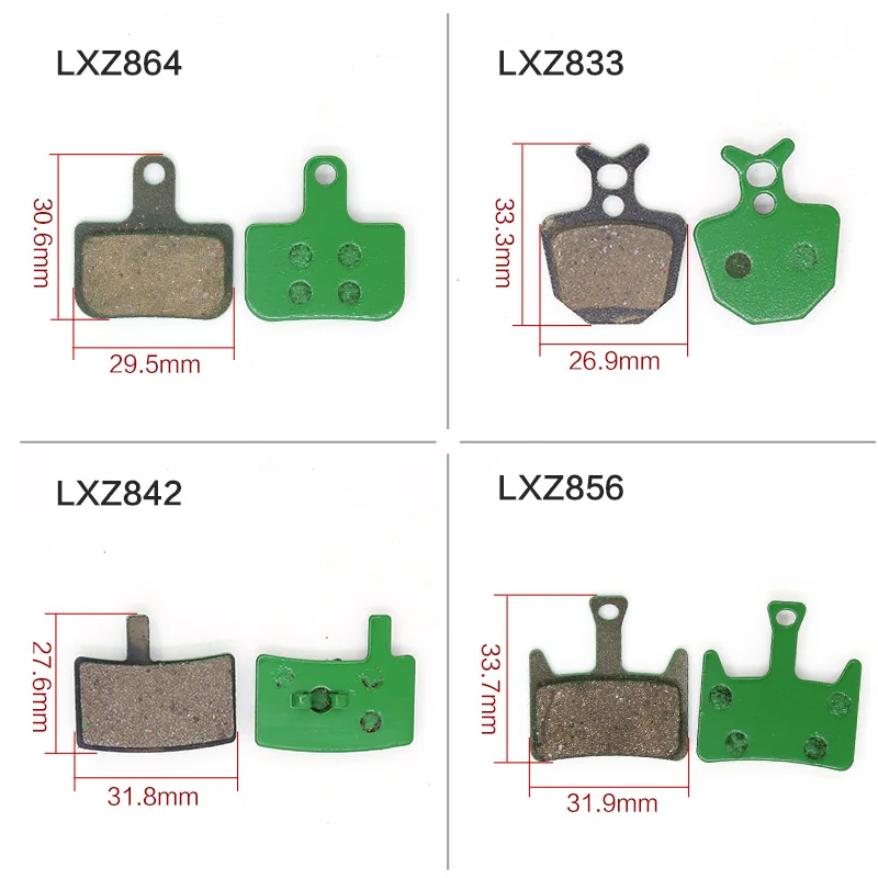 4 пары MTB велосипедные дисковые Тормозные колодки для Avid BB5/BB7/ShimanoDeore M515 M475 M465 M495