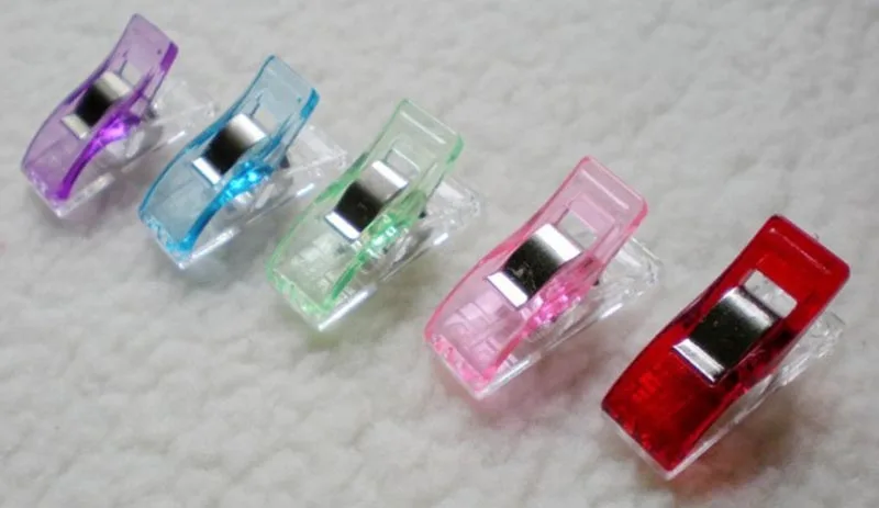 10 pcs/lot Plastic Clip Fabric Clover Mar Hemming Sewing Tools Tape Bias Maker DIY Job Foot Case Supplies Accessories | Дом и сад