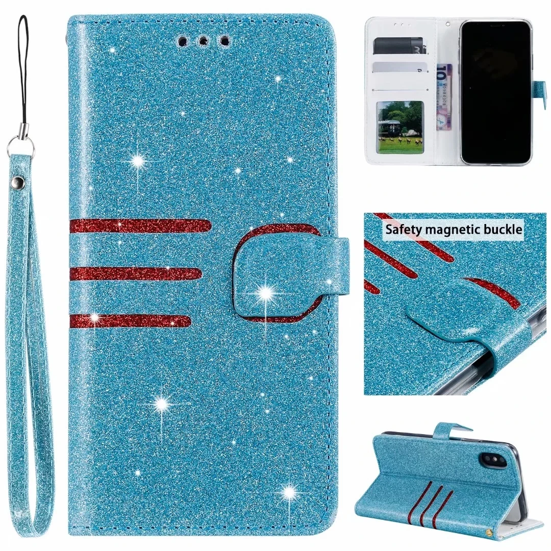 Роскошные Флип-кейсы для huawei P Smart P20 Lite P30 Pro Y6 Pro Y7 Prime Honor 7A Pro 7C 8A из искусственной кожи с Откидывающейся Крышкой и функцией подставки