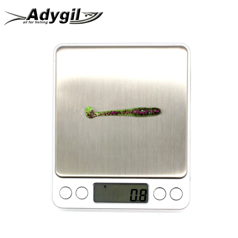 Приманка для рыбной ловли adyгил Мягкая приманка силиконовая ADSL203/TIOGA2 55 шт. 51 мм 0 8