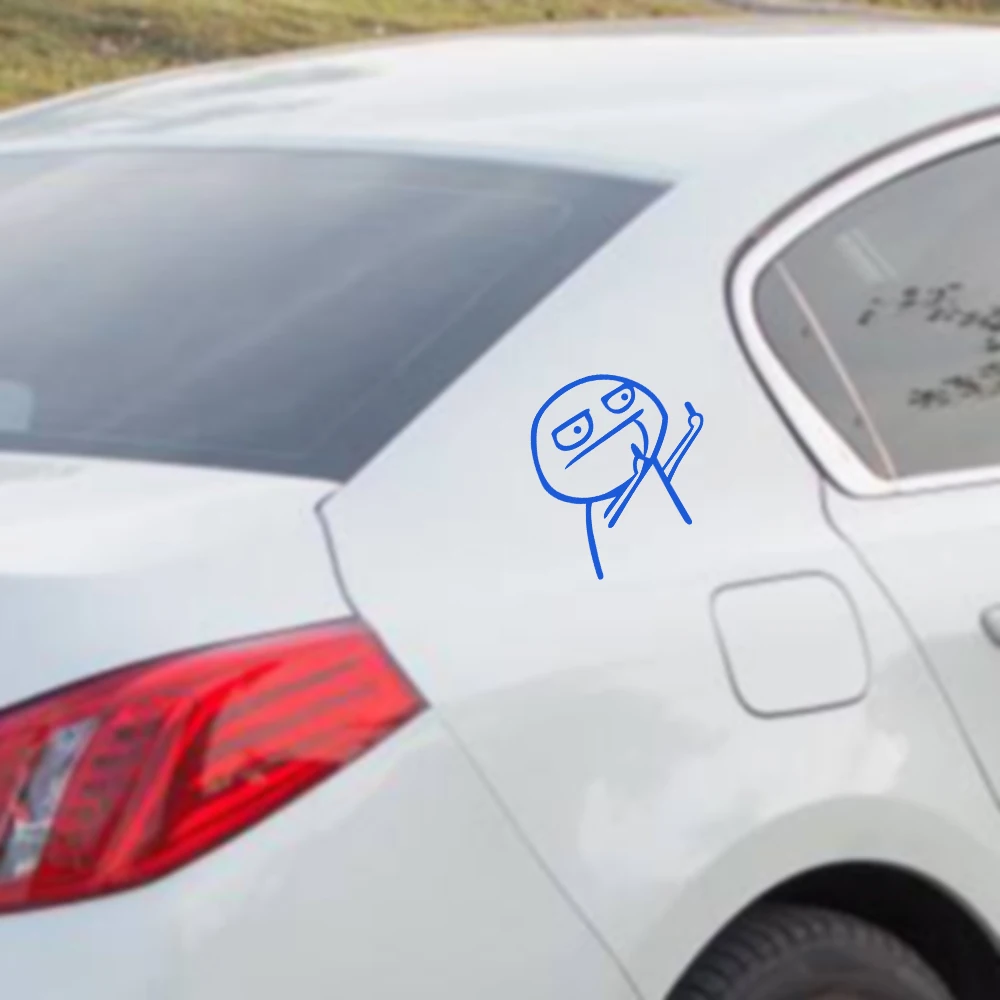 13*13 см 1 шт. Авто из мультфильма Тачки JDM Забавный средний палец мило и интересные