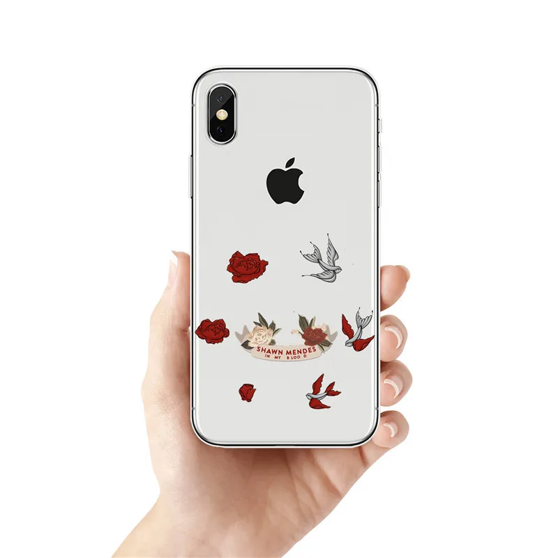 TPU Шон Мендес в моей крови Молодежные caso de телефоны para o iphone X XR XS Max 8 7 6S плюс 5S Чехлы de телефоны Borda Fundas Coque - Цвет: TPU