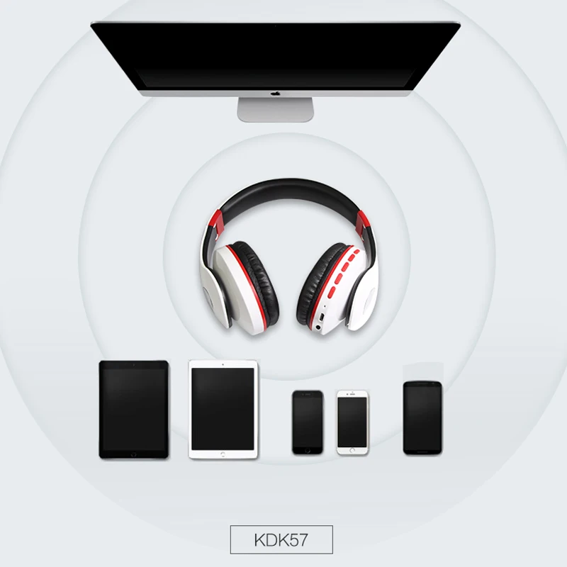 MagiftK57 Беспроводной Bluetooth наушники Поддержка fm-радио TF карты 3 5 мм аудио кабель