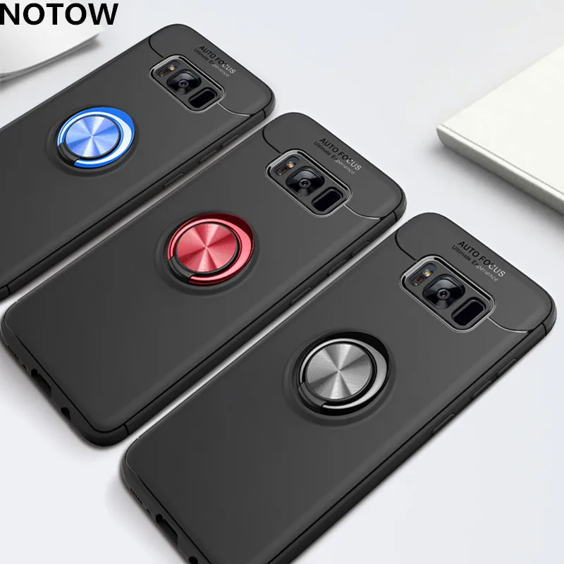 Роскошный автомобильный держатель-кольцо NOTOW для Samsung galaxy S8/S8Plus с поворотом на 360