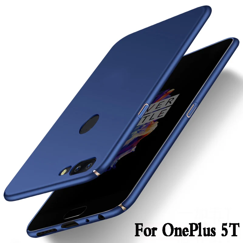 KBUBYT Роскошный чехол для oneplus 5t Высокое качество матовая задняя крышка A5010 360